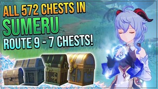 ALL 572 CHESTS IN SUMERU! | ROUTE 9 - 7 CHESTS!