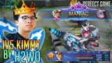 H2wo is a CHEATER! ~ TOO GOOD! | H2wo Kimmy Maniac Perfect Gameplay