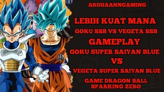 Gameplay goku super saiyan blue vs goku super saiyan blue game dragon ball sparking zero