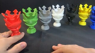70 seconds to teach you how to experience multi-color 3D printing without a printer