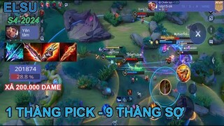 ELSU| Vị tướng mà 1 thằng chọn 9 thằng sợ, xả dame khiến team địch nghẹt thở