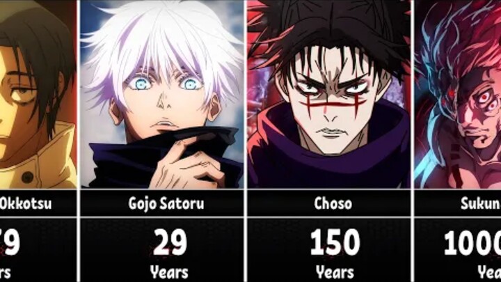 Usia Kematian Karakter Jujutsu Kaisen