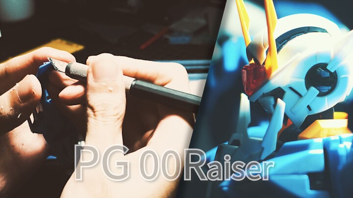 High energy ahead! A very attentive up master made PG 00Raiser Gundam [Super strong light and shadow
