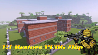 Minecraft: Tái hiện bản đồ Pubg tỉ lệ 1:1! Đẹp hơn cả bản gốc!