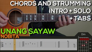 NOBITA - Unang Sayaw Guitar Tutorial [INTRO, SOLO, CHORDS AND STRUMMING + TABS]