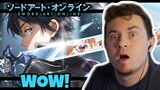 First Time Hearing SWORD ART ONLINE SONG -"Reality" | Divide Music feat. AmaLee REACTION