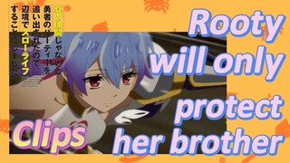 [Banished from the Hero's Party]Clips | Rooty will only protect her brother