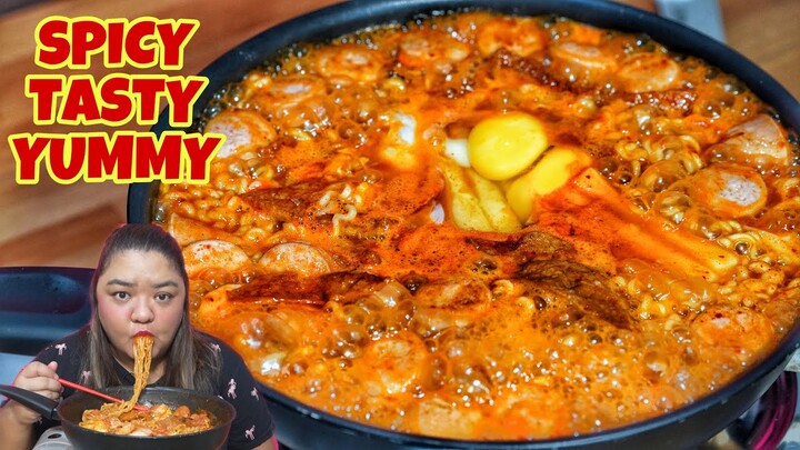 PORSI JUMBO! MUKBANG RAPOKKI PEDAS!