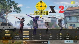 Dreamteam double chicken dinner | PUBG Mobile