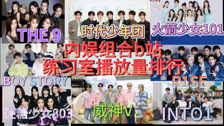 [Chinese Entertainment Groups] B Station Dance Studio Views Ranking (Including Times Youth League, W