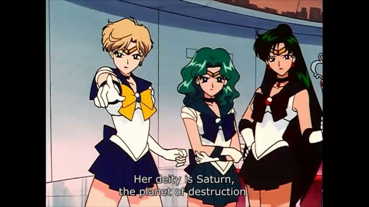 Outer Senshi vs Inner Senshi - Fandub PT PT