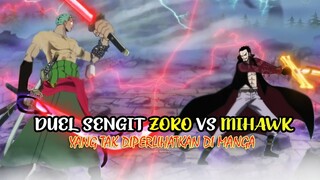 SENGAJA DISEMBUNYIKAN ODA SENSEI !! INILAH PERTARUNGAN DAHSYAT ZORO DAN MIHAWK ( ONE PIECE )