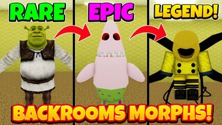 NANTANG MAUT KE BACKROOMS BUAT NYARI MORPHS!!! | Roblox Backrooms Morphs