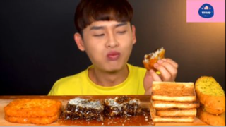 Mukbang mật ong và bánh #anngon