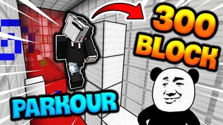 SIRO KIÊN TRÌ PARKOUR 300 BLOCK ĐỂ TRỞ THÀNH PRO PARKOUR TRONG MINECRAFT