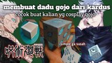 MEMBUAT DADU GOJO DARI KARDUS (jujutsukaisen) gojo dice maker cosplay