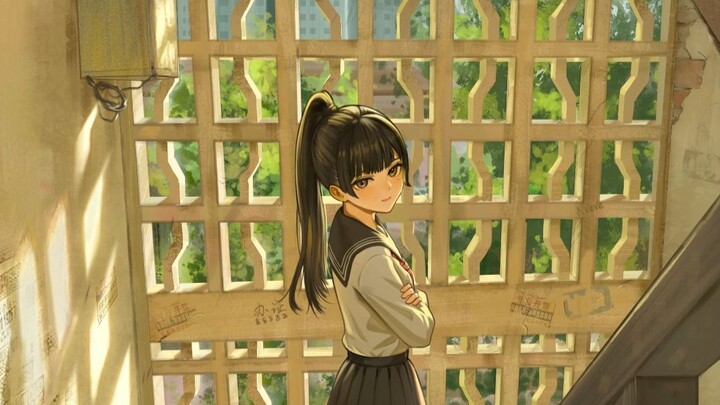 Ruang tangga di sore hari~