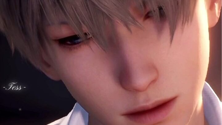 The tension of X with a tilted head...