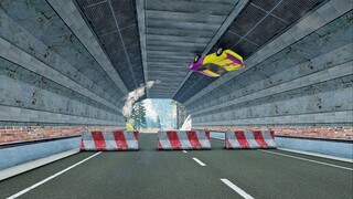 The tunnel is closed, but it does not affect traffic.
