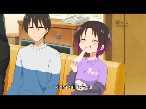 Takiya invites elma just to let her eat. | Kobayashi-san Chi no Maid Dragon S