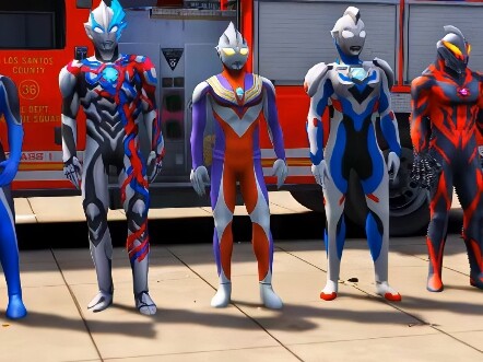 Ultraman rescues mixer truck driver