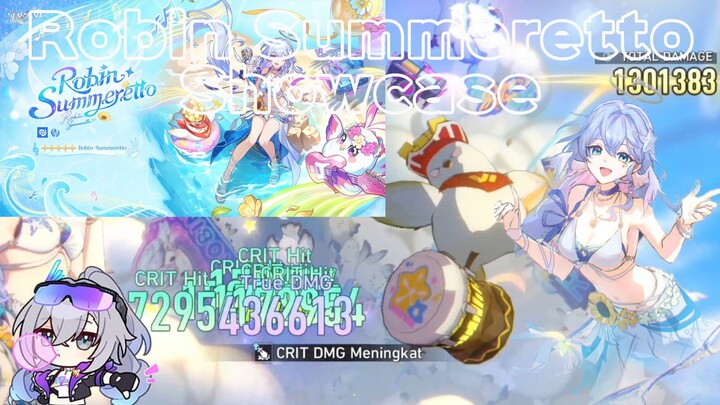 😱Terlalu Broken⁉️Karakter Support Damage Jutaan‼️E2 Robin SP Showcase | Honkai Star Rail Gameplay