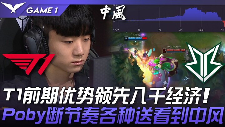 T1 ปะทะ BRO: T1 นำห่าง 8,000 โกลด์ตั้งแต่ต้นเกม! โพบี้เสียจังหวะ เสียโอกาสให้คู่ต่อสู้ซ้ำแล้วซ้ำเล่า