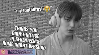 THINGS YOU DIDN'T NOTICE IN SEVENTEEN'S HOME (NIGHT VER.) || 100K Subs Special