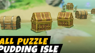 All Pudding Isle Puzzle ที่ตั้ง Genshin Impact 2.8 ปริศนา