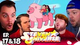 Steven Universe Episode 17 & 18 Group Reaction | Lion 2: The Movie / Beach Party