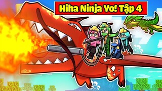 HIHA VÀ YOMOST CƯỠI RỒNG ĐÁNH BẠI BỌN HẮC XÀ TRONG MINECRAFT*NINJA YO TẬP 4 😎🐲