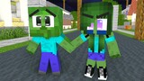 Monster School: Baby Zombie and Girlfriend 2 - Sad Love Story - Bad Family - Minecraft Animations