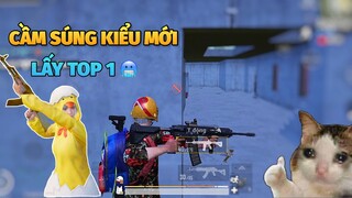 Thử Thách Cầm Súng Kiểu Mới Lấy Top 1 Map Sanhok PUBG Mobile Siêu Bựa | Karos TV