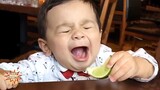 Video Lucu Bikin Ngakak : Reaksi Bayi Lucu Saat Makan Lemon - Funny Thing