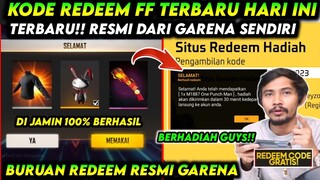 KODE REDEEM FREE FIRE TERBARU 13 FEBRUARI 2023 HARI INI