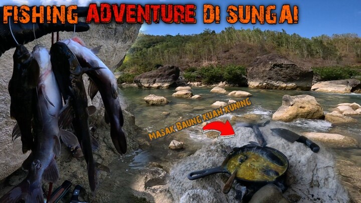 Solo Camping Fishing Adventure on the river