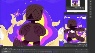 Sử dụng màn hình kỹ thuật số trong nước để vẽ ảnh động gif!