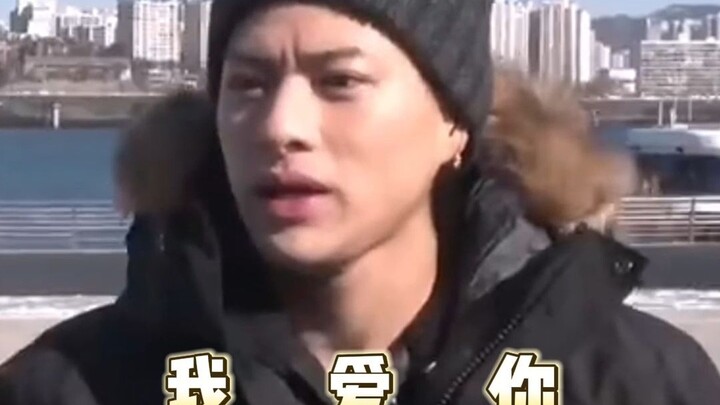 You could say he’s doing it on purpose, yet it doesn’t look like acting; but if you say he’s not try