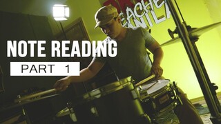 Drum Lesson | NOTE READING PART 1 | Filipino Instruction