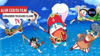 PERTUALANGAN NOBITA MELAWAN BAJAK LAUT || Alur Cerita Film Doraemon Treasure island 2019