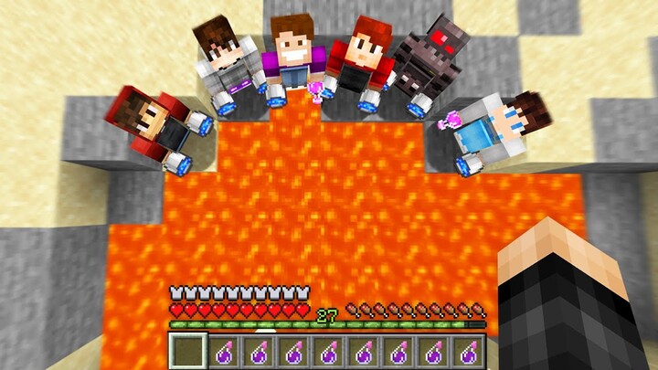 Minecraft Manhunt, But if i DIE my Friends LOSE..