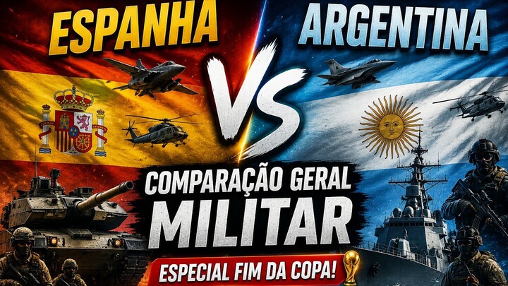 ESPANHA VS ARGENTINA: QUEM TEM O MAIOR PODER MILITAR? | WHO HAS THE GREATER MILITARY POWER?
