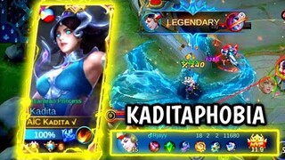 KADITAPHOBIA: THIS IS WHAT YOU WANT FAST ROTATION EASY WIN!! 🔥 | TOP GLOBAL KADITA | MLBB