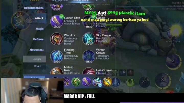 momen budi ninja karena di solokil belerik