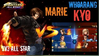 KYO,MELIODAS,CHIZURU   Vs. MARIE , WHOARANG , JIN😱🔥 | KOF  ALL STAR Vs. KOF/ SEVEN DEADLY SINS |