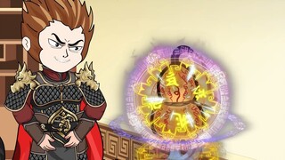 In the 34th episode of The Foolish Emperor, Monkey King steals the elixir in the beauty pageant!