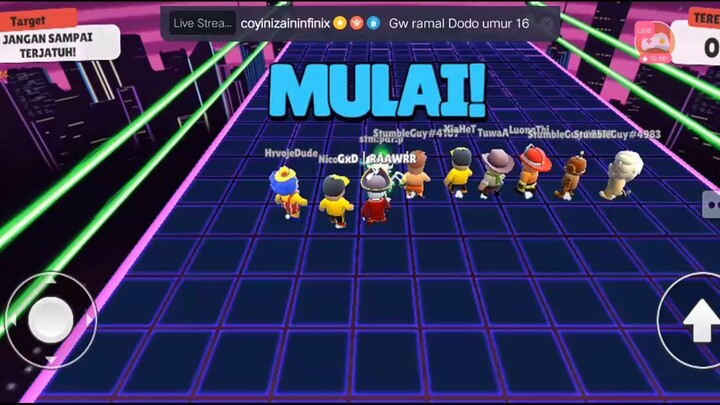 MOMENT KOCAK [ STUMBLE GUYS ] DI MAP BLOCK DASH ONLY!