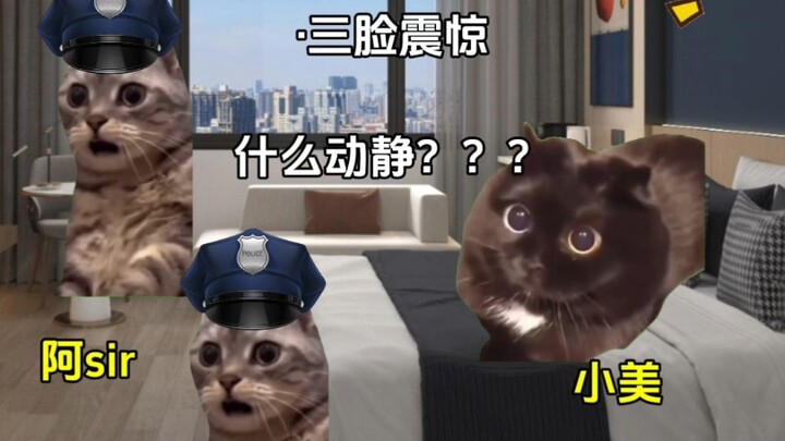 当和你的沙雕男朋友住酒店遇到帽子叔叔查房