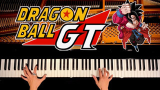 Piano & ดราก้อนบอลGT เพลงประกอบ DAN DAN heartenchant かれてく- ドﾗゴﾝボｰﾙเพลงธีม GT - คุณภาพสูง 4K - ปกเปีย