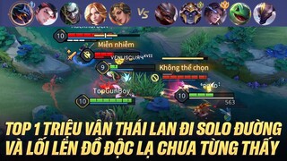 TOP 1 TRIỆU VÂN ĐI SOLO ĐƯỜNG VÀ LỐI LÊN ĐỒ ĐỘC LẠ CHƯA TỪNG THẤY TRÊN RANK CAO THỦ THÁI LAN